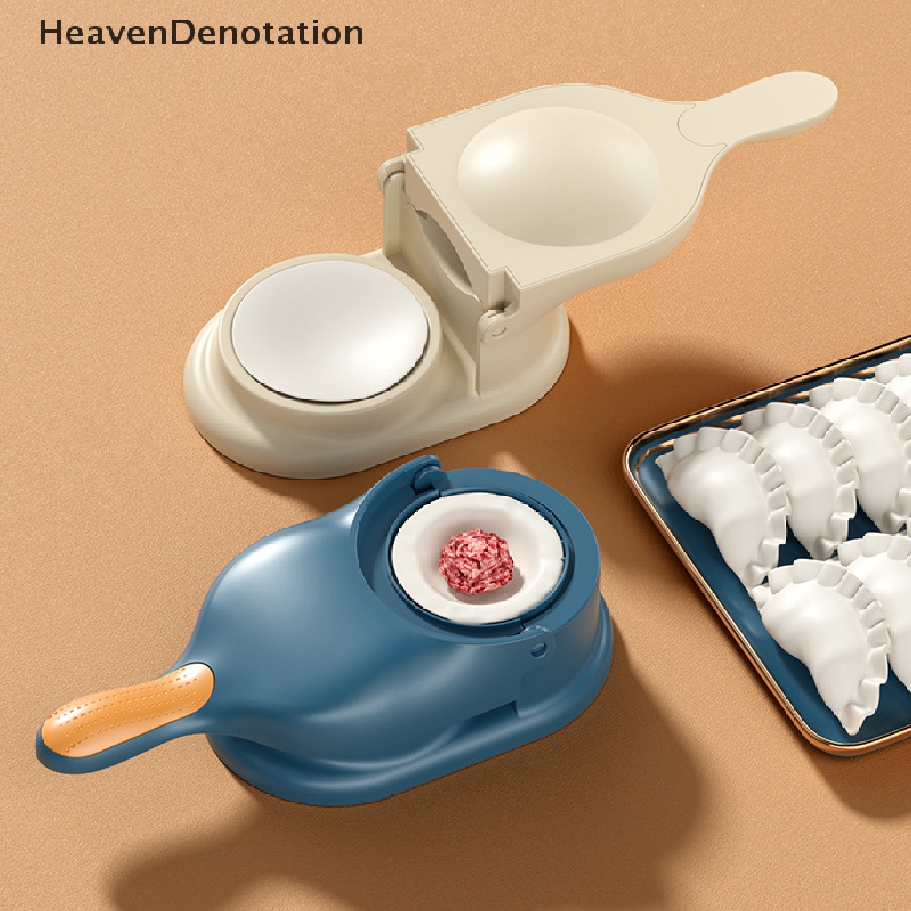 [HeavenDenotation] Set Alat Penekan Adonan 2in1 Set Alat Penekan Adonan DIY Dumplings Mold HDV