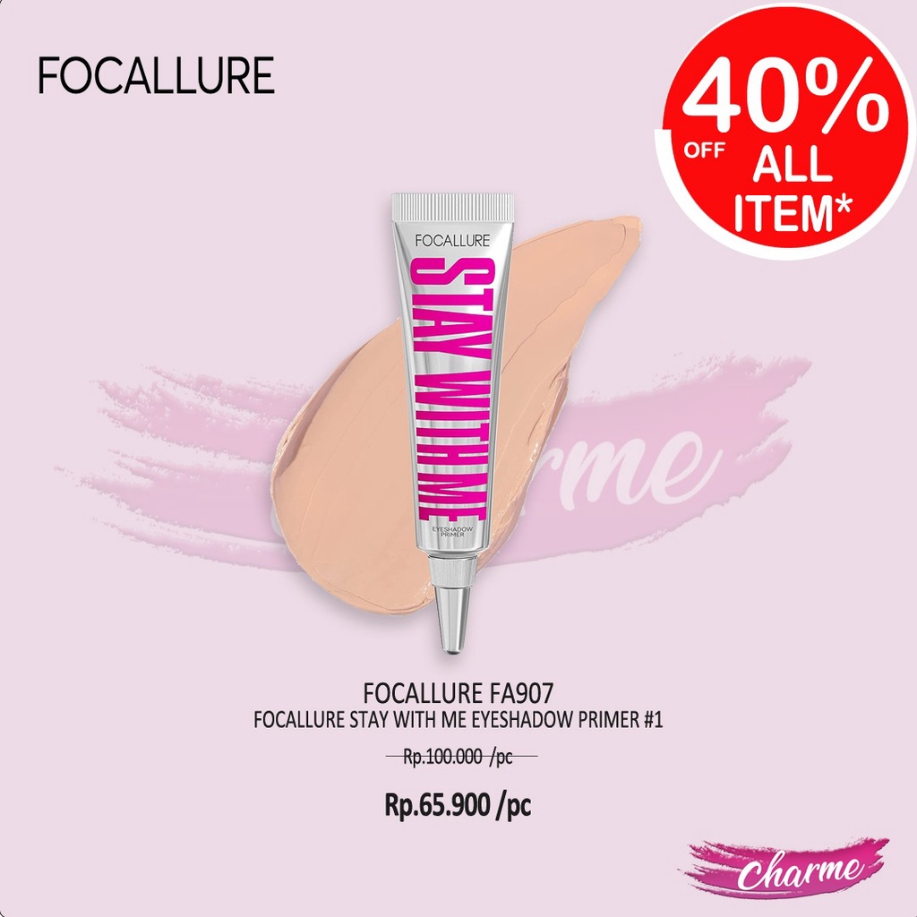 (READY &amp; ORI) Focallure Stay With Me Eyeshadow Primer FA907 FA 907