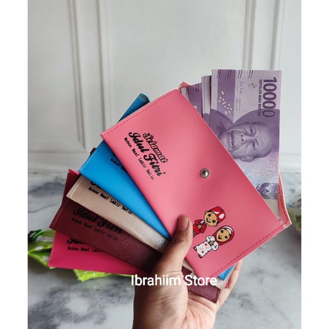 (ECER) DOMPET LEBARAN IDUL FITRI DOMPET UANG KERTAS