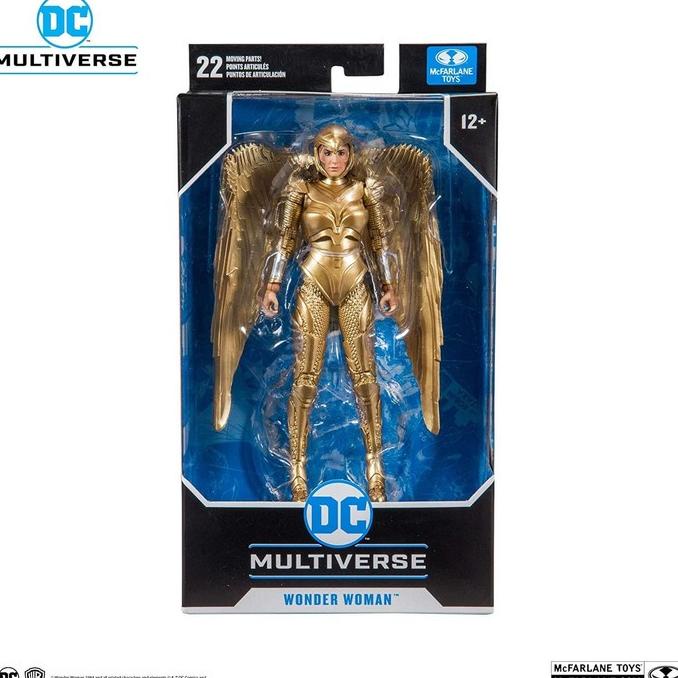 MCFARLANE TOYS WONDER WOMAN GOLD ARMOR DC MULTIVERSE ACTION FIGURE G5454TS