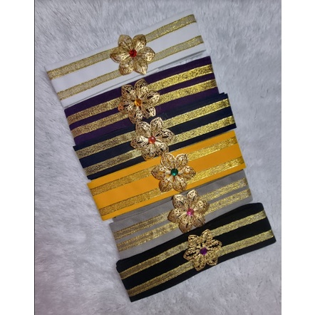 Obi bludru/ikat pinggang free bros/Ikat pinggang kebaya/obi belt bali/obi aksesoris pinggang bros bu