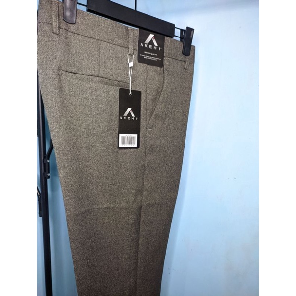 Celana Formal Slimfit Pria Warna Coklat Susu (coksu)