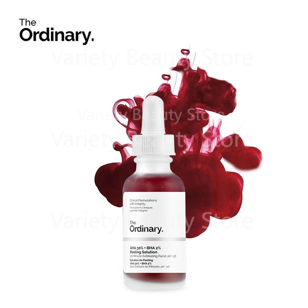 The Ordinary AHA 30% + BHA 2% Peeling Solution 30ml 10mins Exfoliating Mask