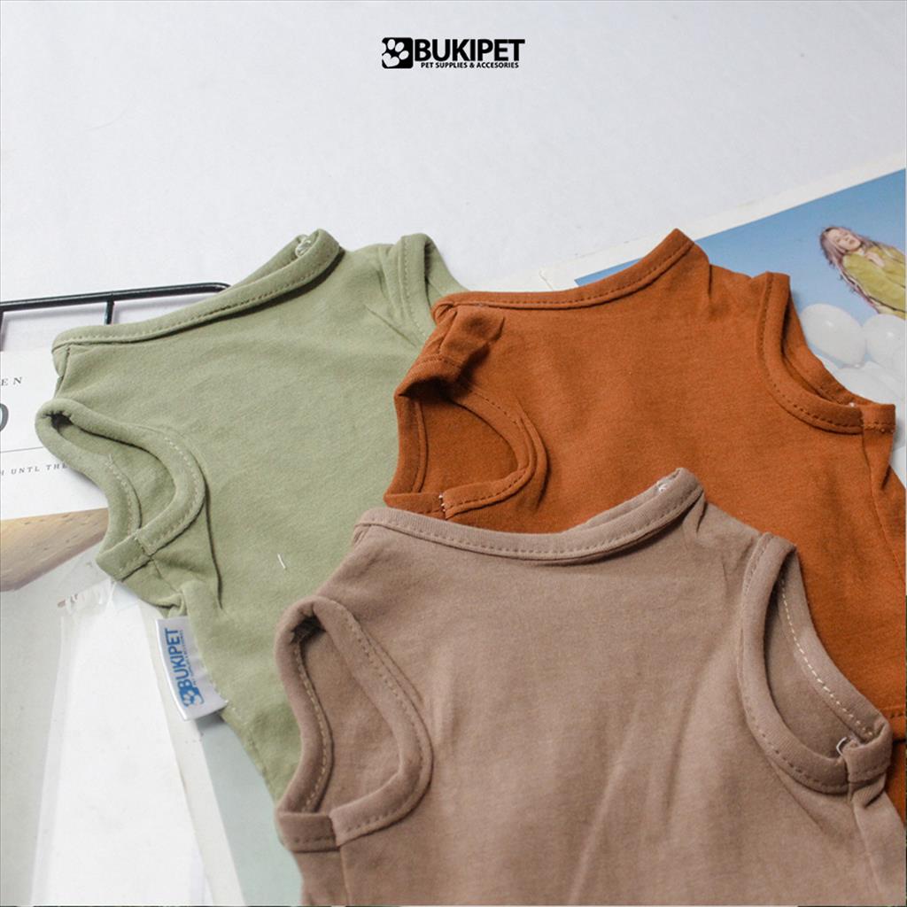 baju kucing anjing kelinci monyet lucu murah  aksesoris hewan kecil - WOODLAND TANK SERIES