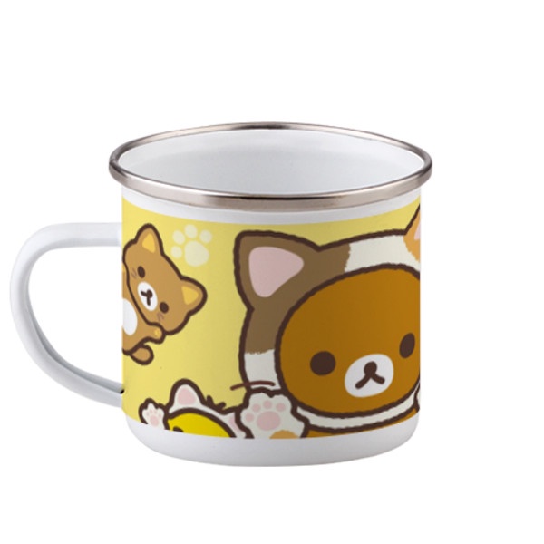GRANDSALE Mug Rilakkuma 01 Mug Enamel Premium Mug Anime Gelas Cangkir Kado Souvenir Premium 250 ml