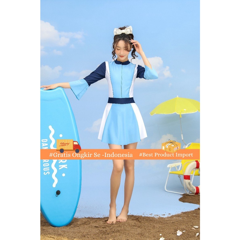 Pakaian Renang Anak Anak Baju Renang Anak Perempuan Balita Anak Remaja  Lucu Gaun Putri Swimsuit One