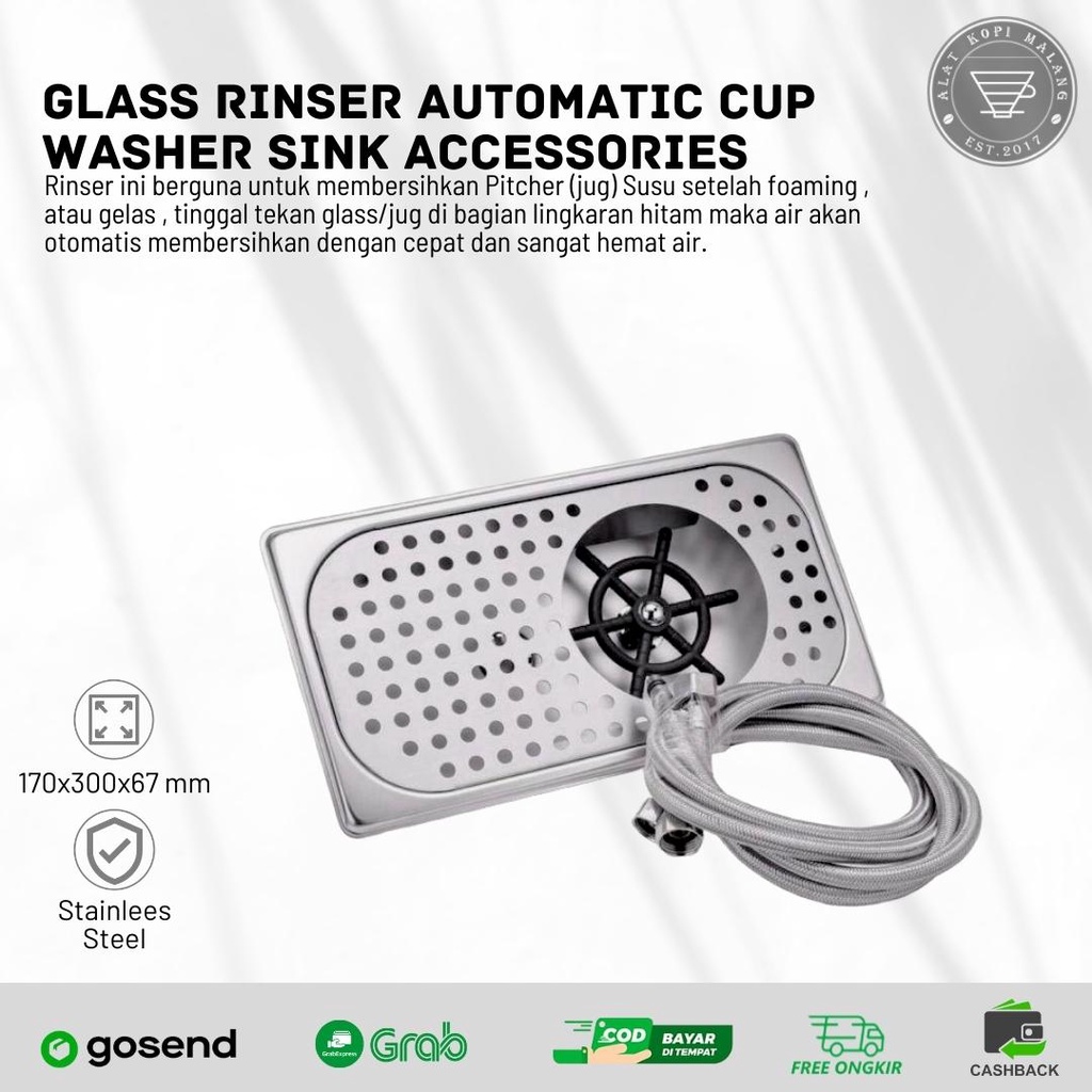 Jug Rinser Stainless