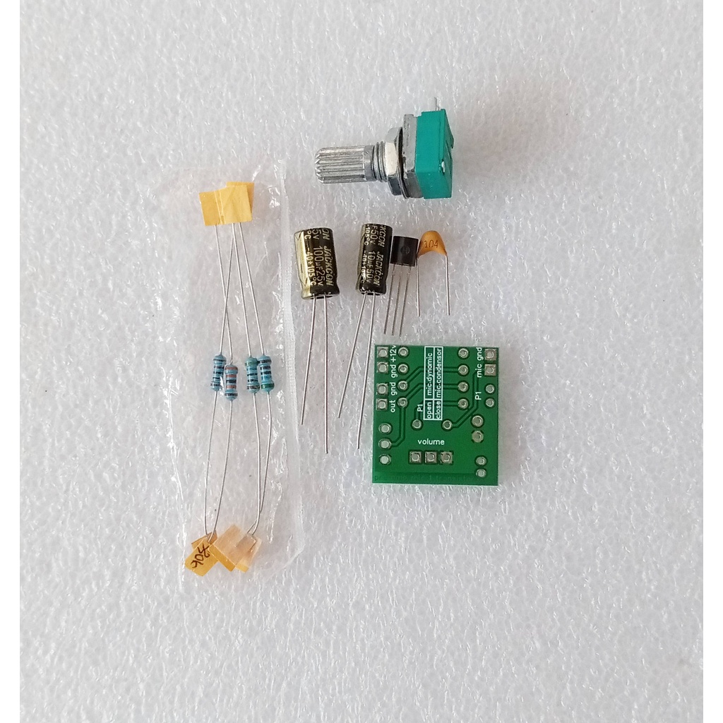 DIY Preamp Mic 1 Transistor