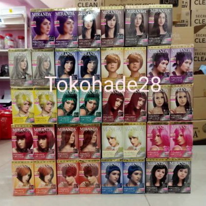 MIRANDA Hair Color Pewarna Rambut Miranda 30 gr MC1 MC2 MC3 MC4 MC5 MC6 MC7 MC8 MC9 MC10 MC11 MC12 MC13 MC14 MC15 MC16 MC18 MC 19