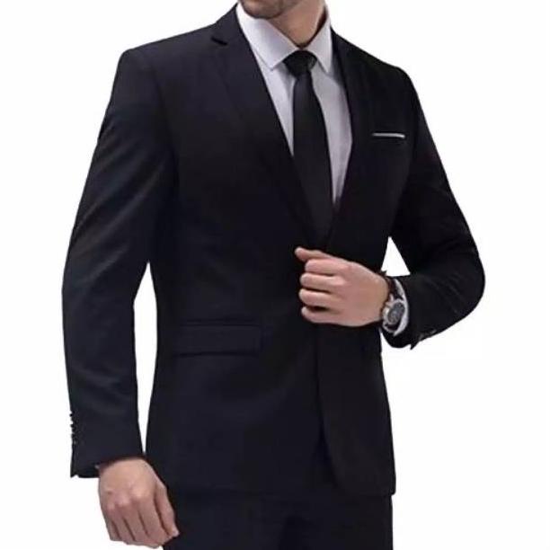 READY Jas Pria Hitam Jumbo size XL, XXL,XXXL, XXXXL, XXXXXL Termurah