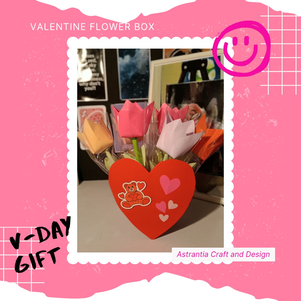 

KADO VALENTINE, ULTAH, SEMPRO PAPER FLOWERS LUCU