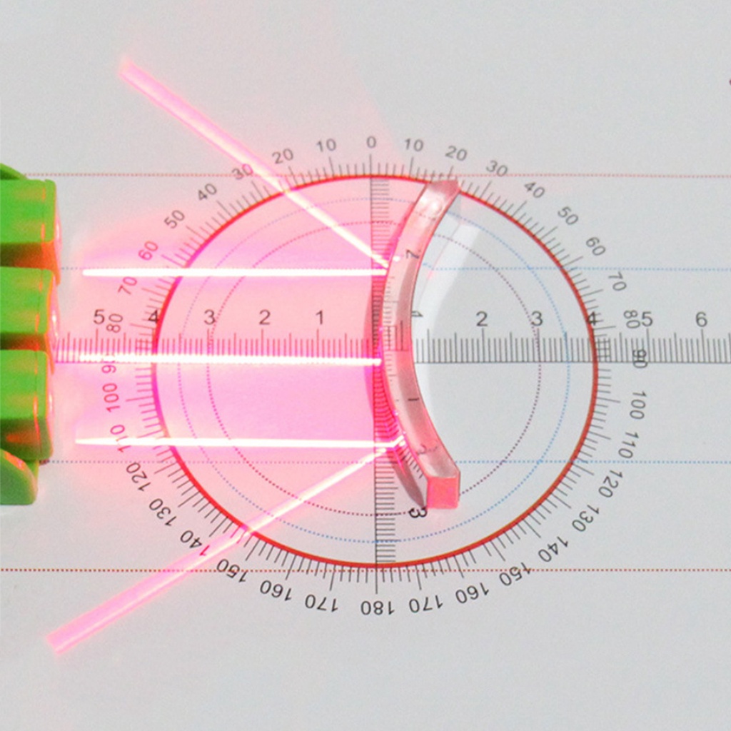 Set Percobaan Optik Fisik Prisma Segitiga Lampu Laser Lensa Cekung Cembung Peralatan Sains Anak Hadiah Mainan