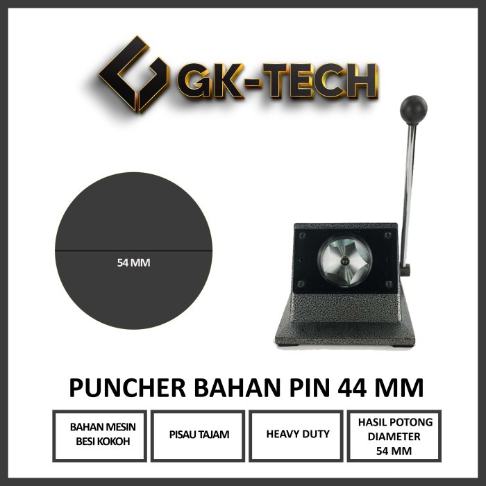 

Cutter Mesin Puncher Pin Plong Cutter Pin Bahan Pin Alat Pemotong Pin 44 Mm