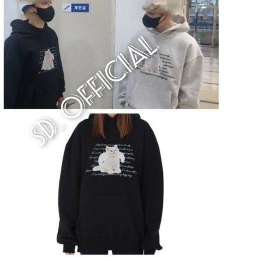 ☏ Jaket Hoodie NCT Jaemin Angel Cat DTF Print ✲