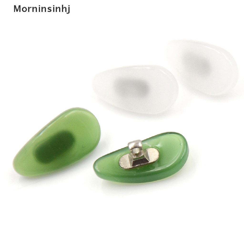 Mornin 1pasang Bantalan Hidung Giok Anti slip Tempel Pada Nose Pad Untuk Kacamata Kacamata id