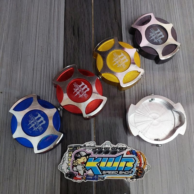 Tutup cup radiator cover cup radiator pnp vario pcx nmax aerox lexi adv vixion cbr semua mobil almunium monster