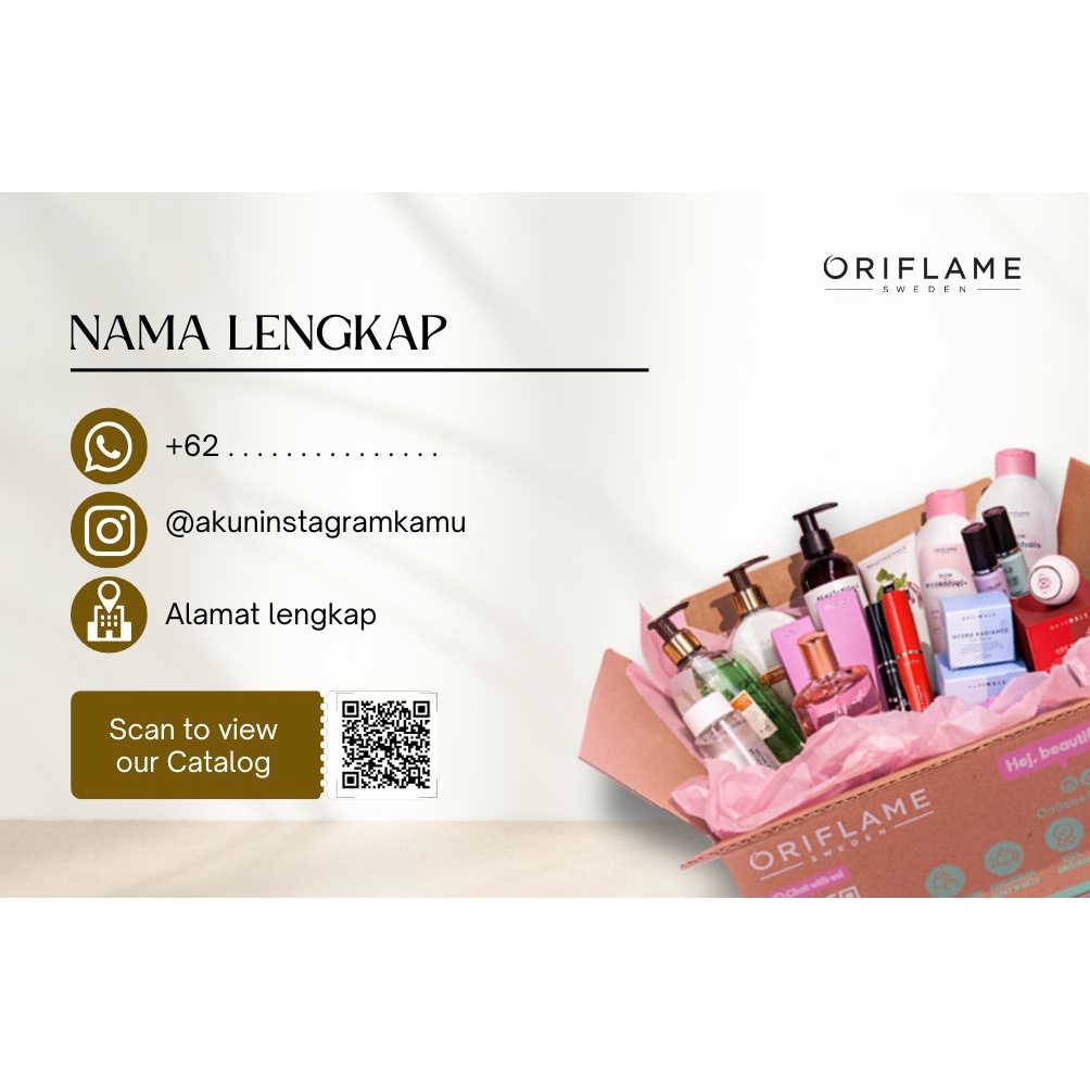 

KARTU NAMA 1 BOX (100pcs) 1 SISI | CUSTOM NAME CARD