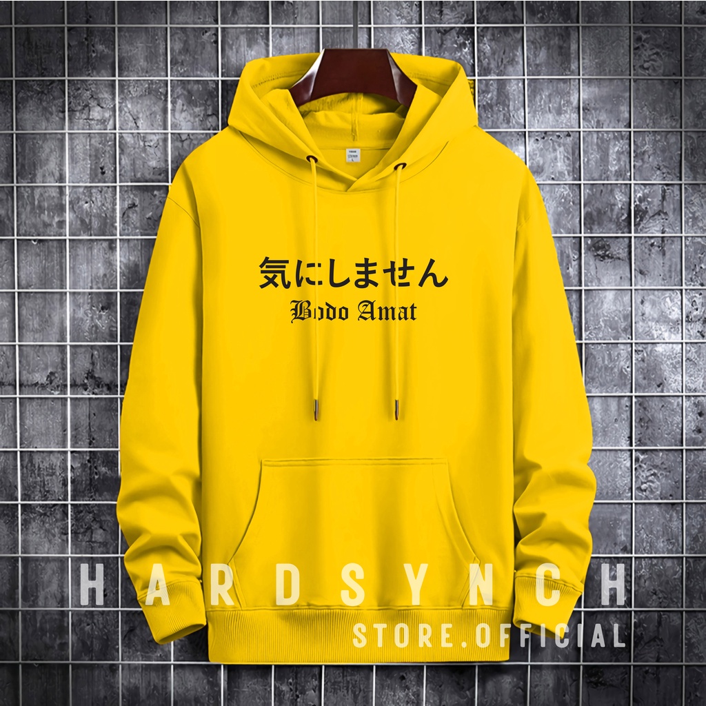 Sweater Hoodie Bodo Amat Unisex ( Pria &amp; Wanita ) Premium Quality S-XXL Cotton Fleece / Hoodie Korean Style / Sweater Hoodie / Hoodie Polos / Hoodie Wanita / Hoodie Pria / Sweater Hoodie Distro Original / ( BD AMT )