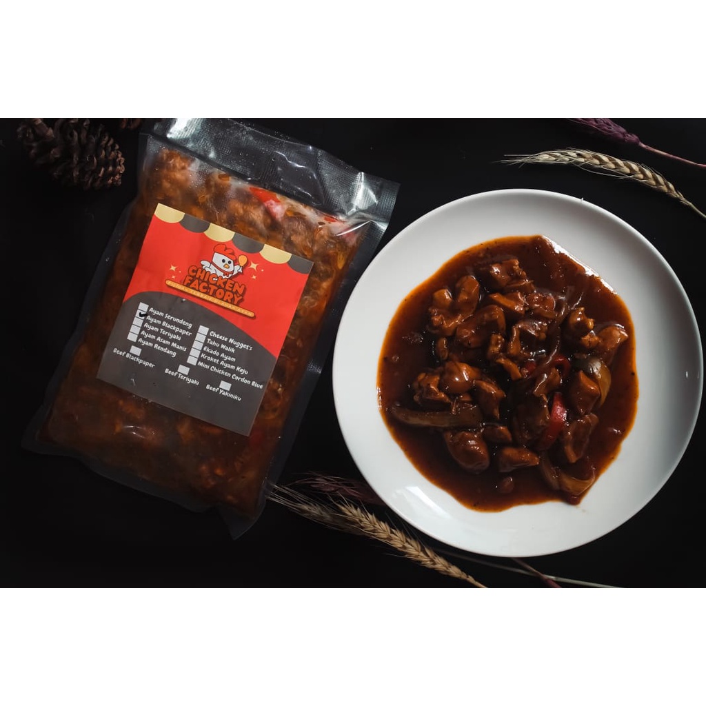 

AYAM SAOS LADA HITAM 600GR