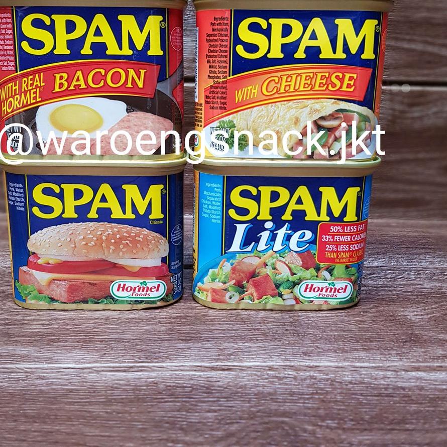 

☋ HORMEL SPAM USA 5 VARIANTS | LUNCHEON MEAT NON HALAL | SNACK IMPORT ♬