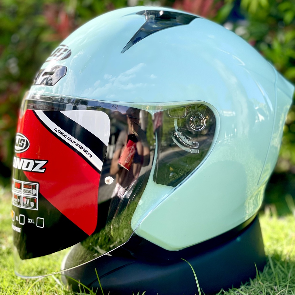 Helm Njs Kronoz Solid Halfface Dewasa Sni