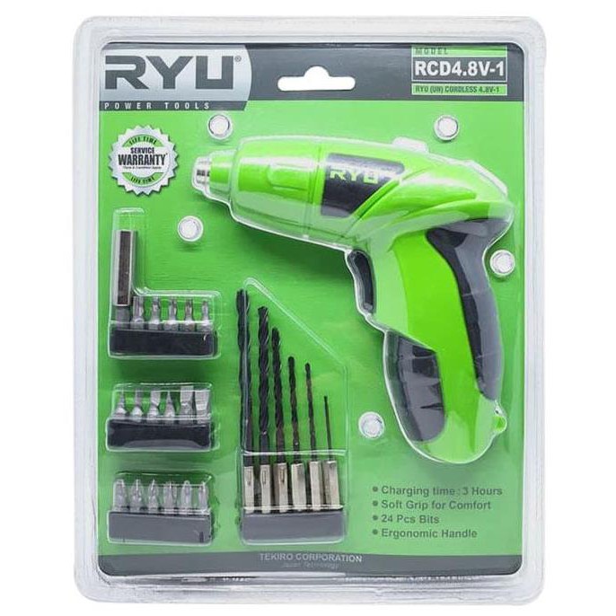 BOR SCREWDRIVER CORDLESS RYU RCD 4.8 V-1