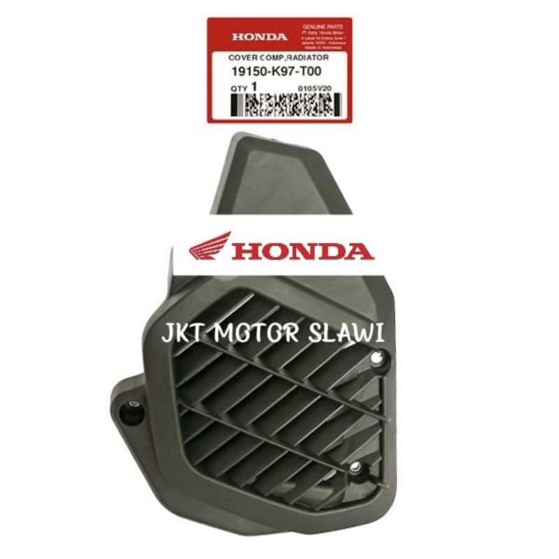 19150-K97-T00 tutup kipas radiator pcx 150 asli honda