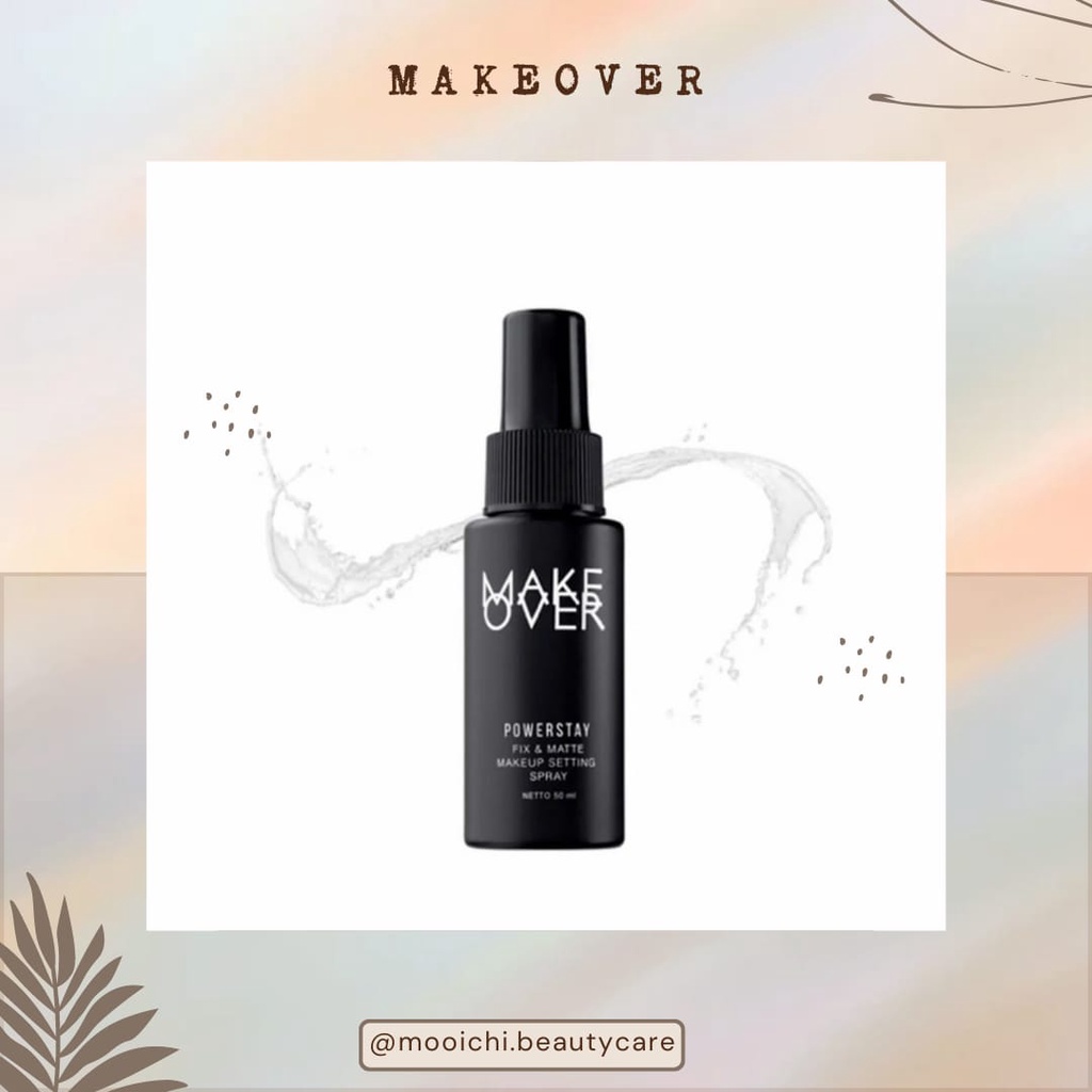 MAKE OVER POWERSTAY FIX &amp; MATTE MAKEUP SETTING SPRAY | 50ml