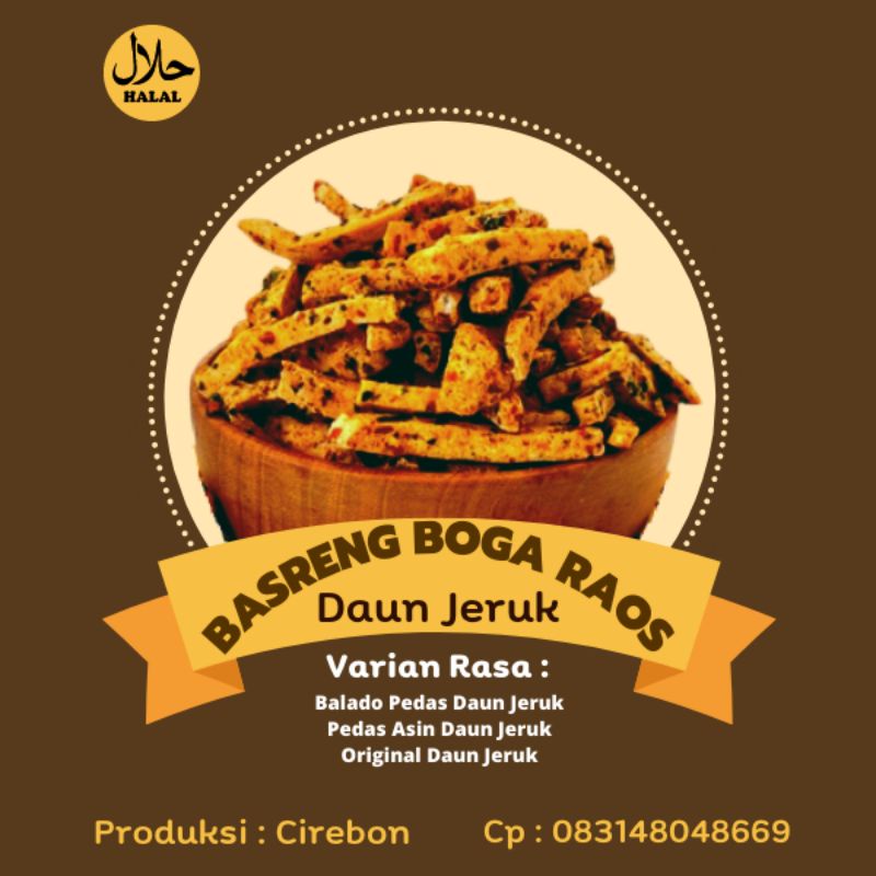 

Basreng Pedas Daun Jeruk Boga Raos 2 Kg