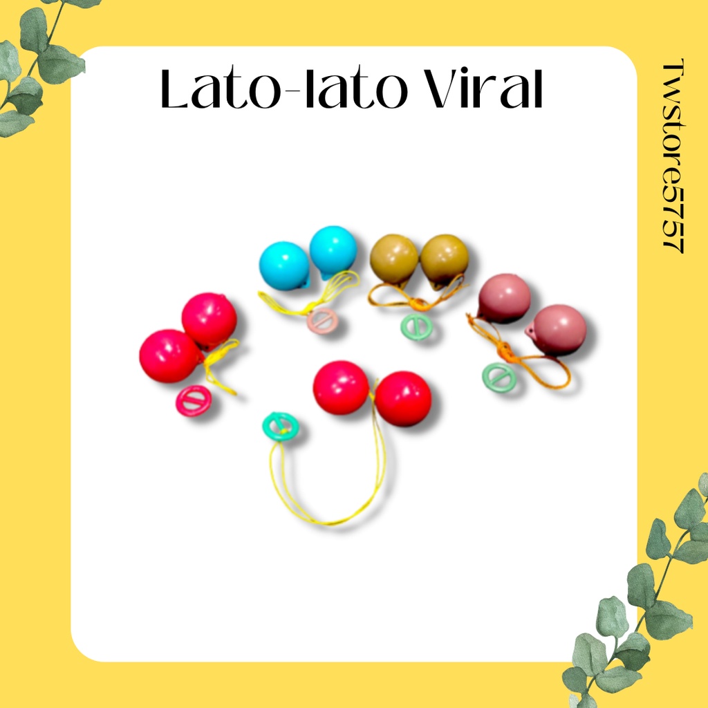 Mainan Viral Lato Lato / Tek Tek / mainan jadul latto latto