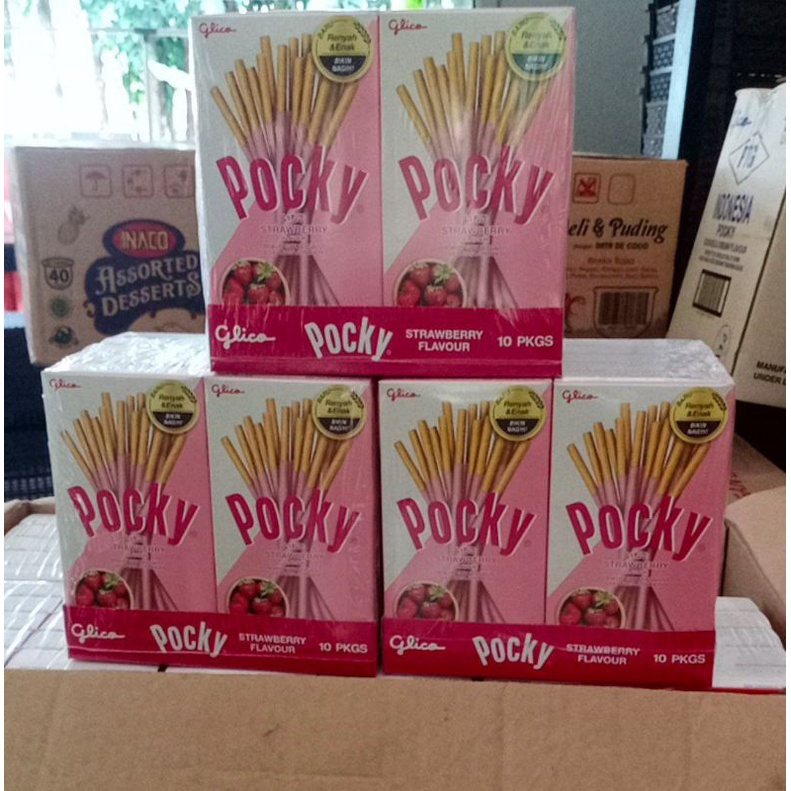 

POCKY Strawberry Matcha Coklat Double Choco Cookies and Cream