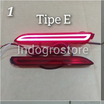 REFLEKTOR LED LAMPU BUMPER BELAKANG MOBIL NEW INNOVA 2009-2015