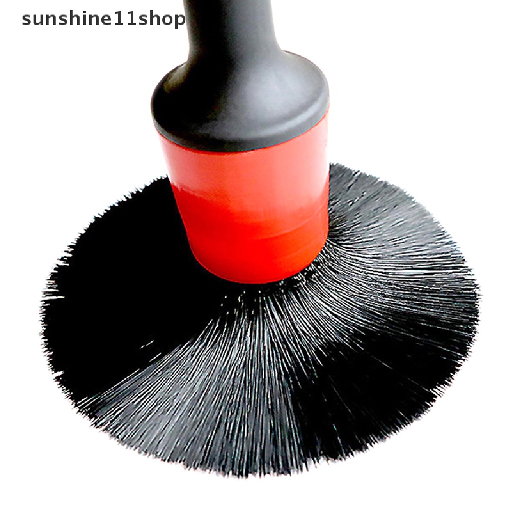 Sho 5PCS Car Brushes Set Sikat Detailing Mobil Bulu Panjang Lembut Untuk Membersihkan Mobil N