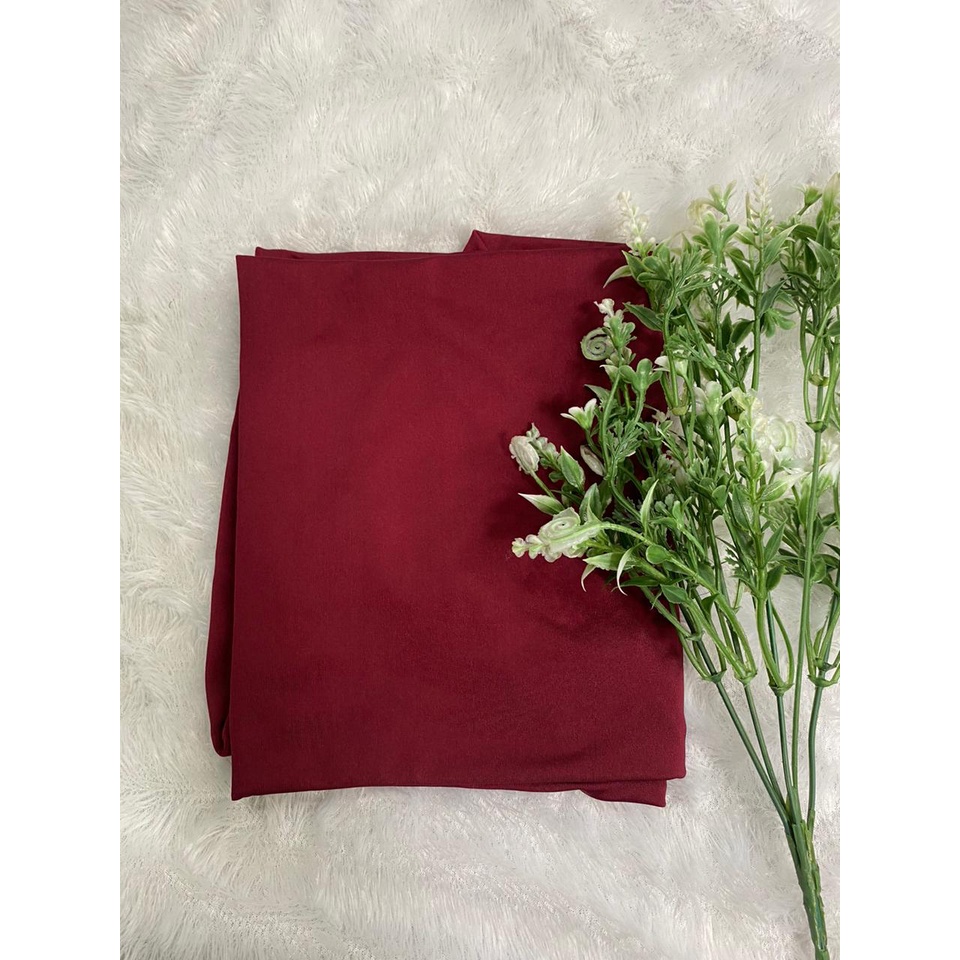Hijab Instan jersey segitiga|| Jilbab segitiga jersey instan-maroon