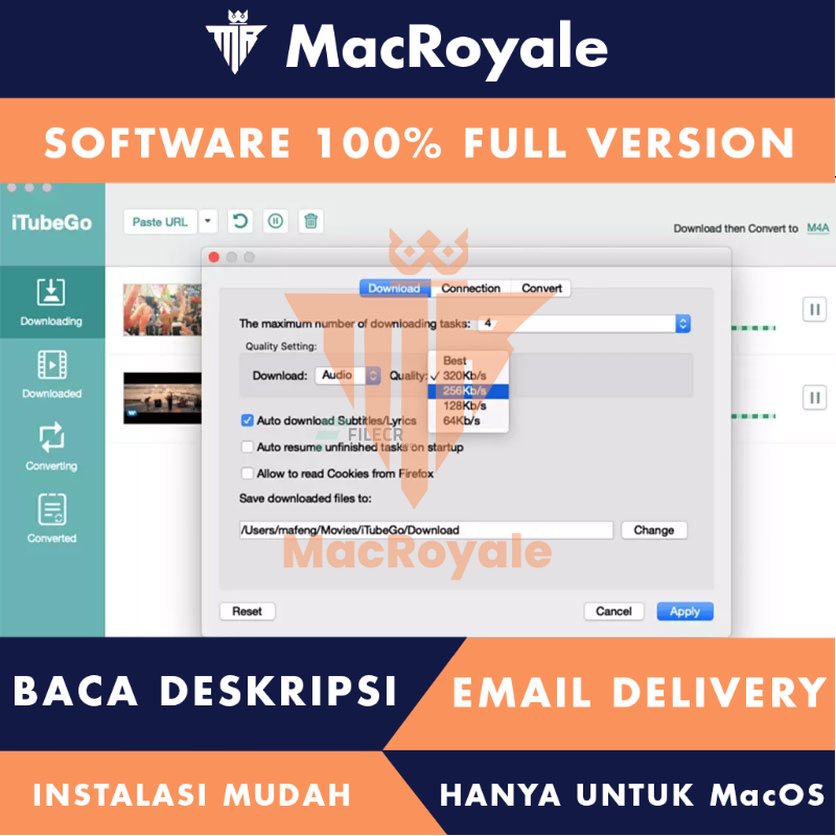 [MacOS] iTubeGo YouTube Downloader Full Version Lifetime Full Garansi