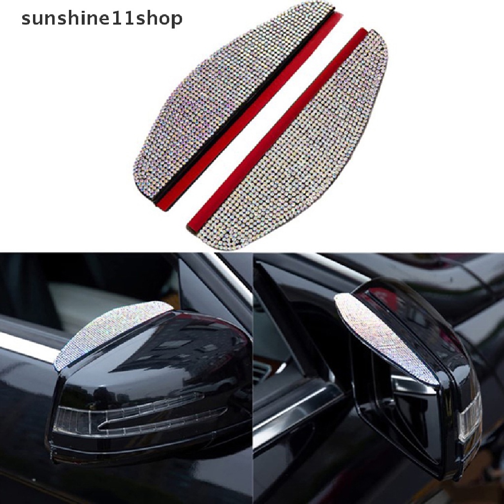 Sho 1PC Kaca Spion Mobil Rain Visor Alis Spion Mobil Side Snow Sun Rain Cover N