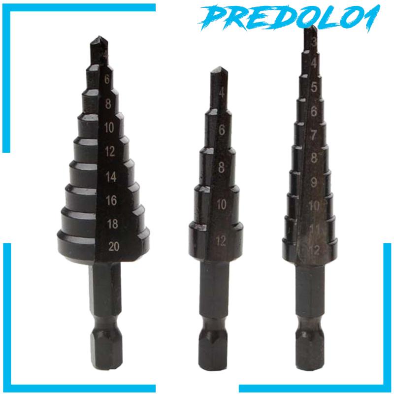 [Predolo1] Mata Bor Step Alur Lurus Drilling Power Tools Untuk Fibreglass Tembaga
