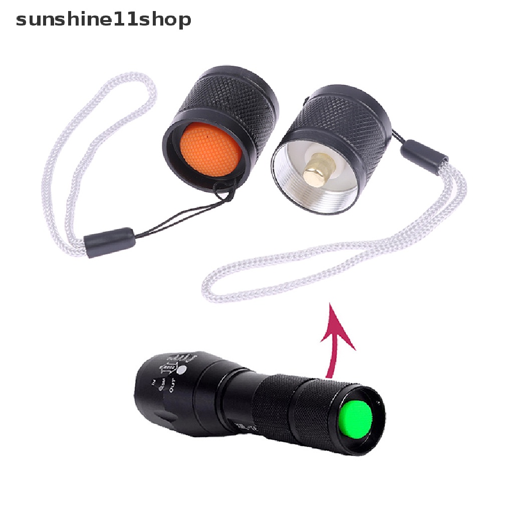 Sho Saklar Ekor Untuk XML Q5 L2 V6 A100 Z45 Senter LED Ultra Bright Zoom Torch N