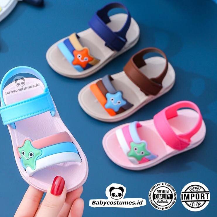 ✨Grosir✨ SANDAL LITTLE STAR Sandal Anak Tali Import Model Lucu Berkualitas 0-6 Tahun ??