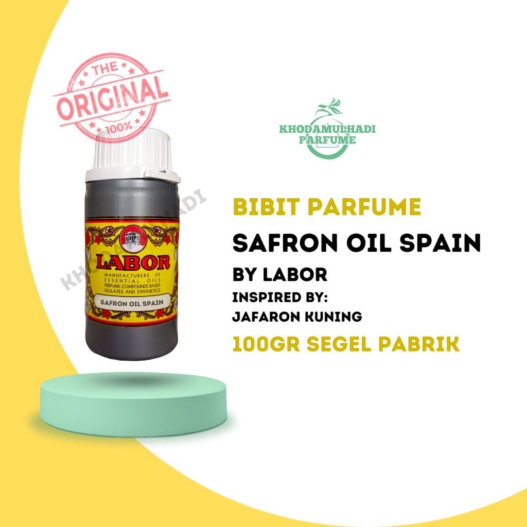 SAFRON OIL SPAIN INSPIRED BY : JAFARON KUNING BIBIT PARFUM LABOR 100Gr 100% ORIGINAL SEGEL PABRIK