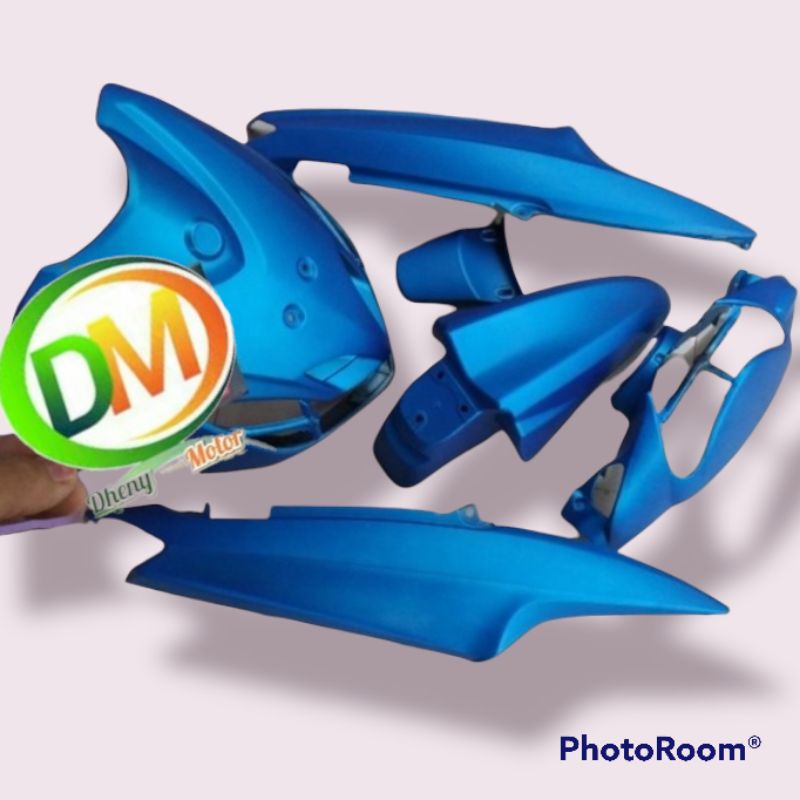 Cover Body Halus Body Alus Mio Smile Warna Biru Doff