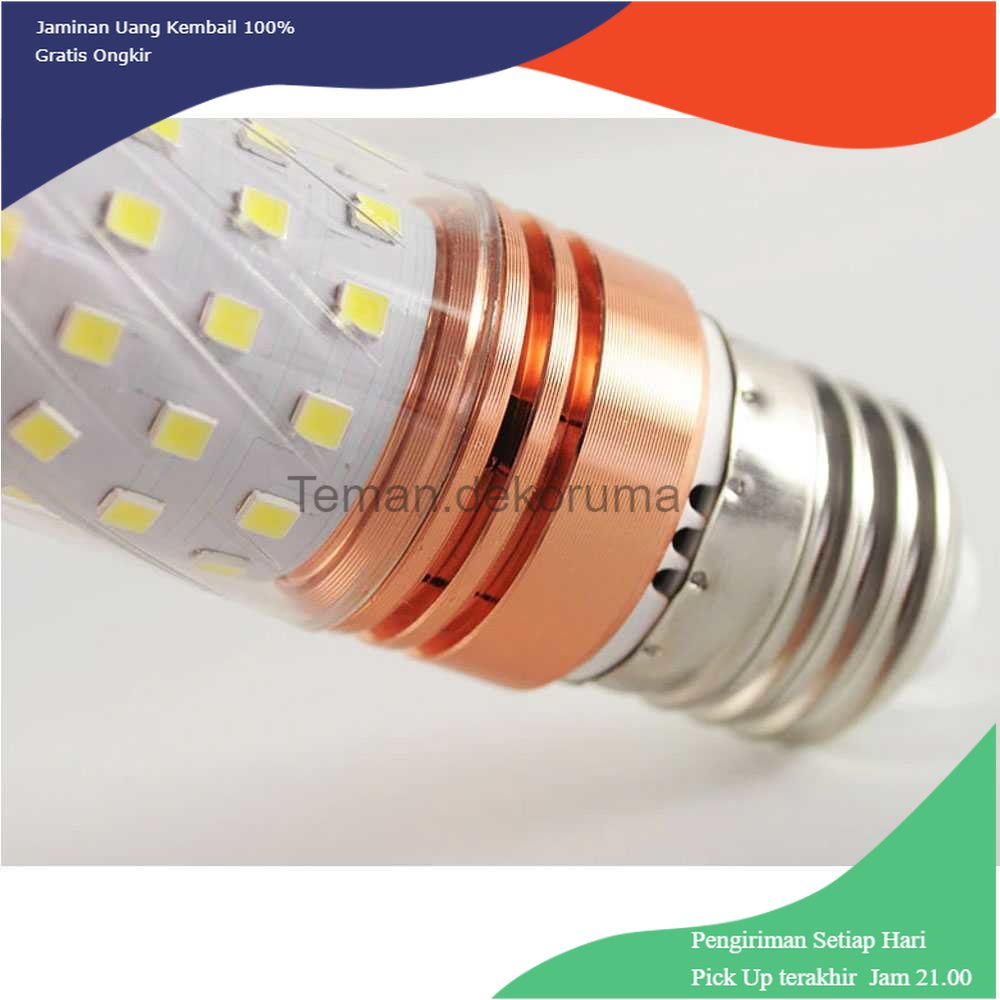 TD - LMP Green EyeBohlam LED Corn Light Bulb E27 12W 60 LED Cool White - E262