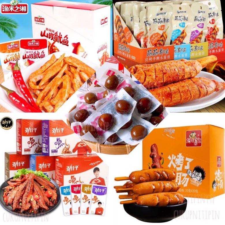 

Stok terbaru Squid Sotong / Grill Gluten Latiao / JinZai Ikan Teri / Telur Ayam Kecap / Grill Sosis — CEMILAN