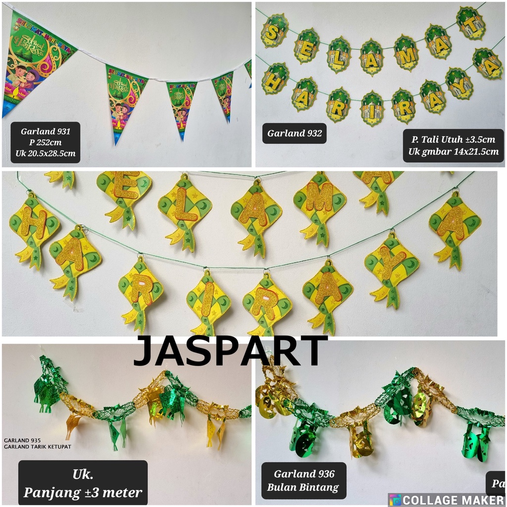 SLINGER  IDUL FITRI BANNER IDUL FITRI 2025 HIASAN LEBARAN IDUL FITRI GARLAND GANTUNGAN IDUL FITRI