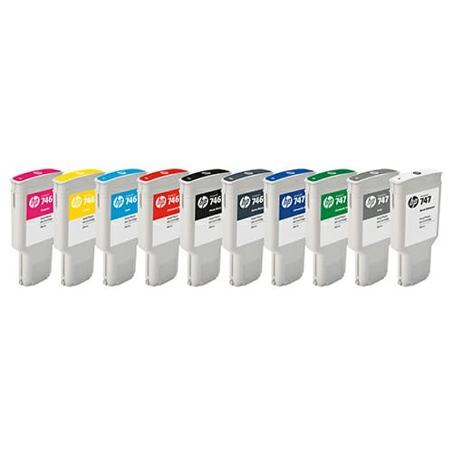 Tinta Printer Plotter HP 746/747 Z9&amp;Z6 Designjet Ink Cartridge Original 300ml