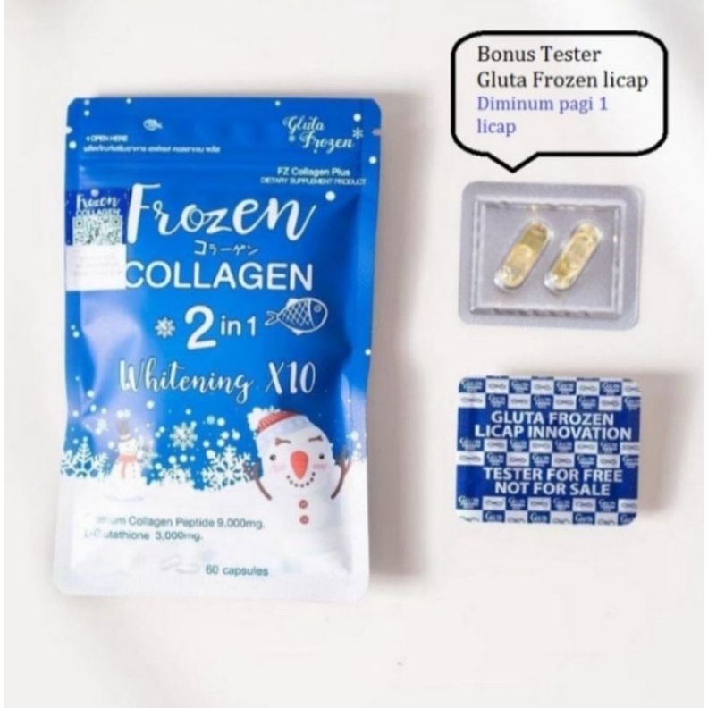 Frozen Collagen 2 in 1 Whitening Original Gluta Frozen