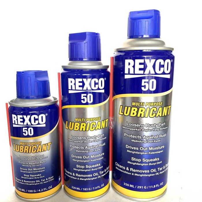 REXCO 50 Pelumas Serba Guna Cairan Anti Karat Lubricant Multi Purpose