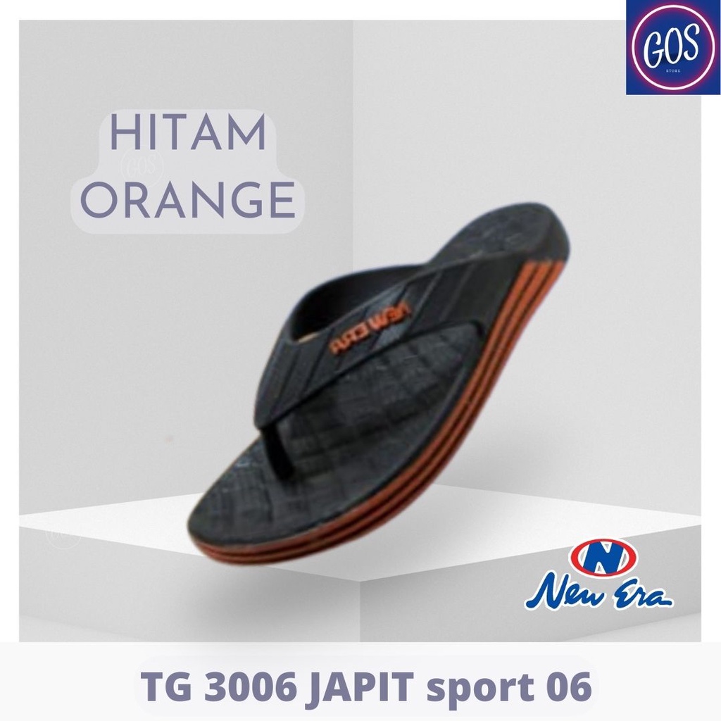 gos New Era TG 3006 JAPIT sport 06 Sandal Japit Karet Anak Laki-Laki Sendal Pria Anti Slip Original