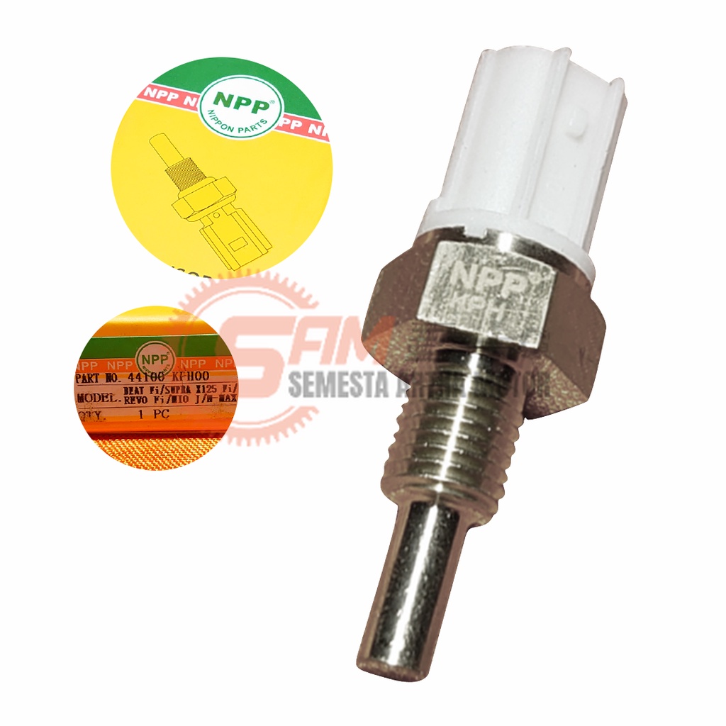 Sensor Temperatur NPP Motor Beat Fi Supra X 125 Mio J Nmax KPH Suhu Panas Oli Mesin