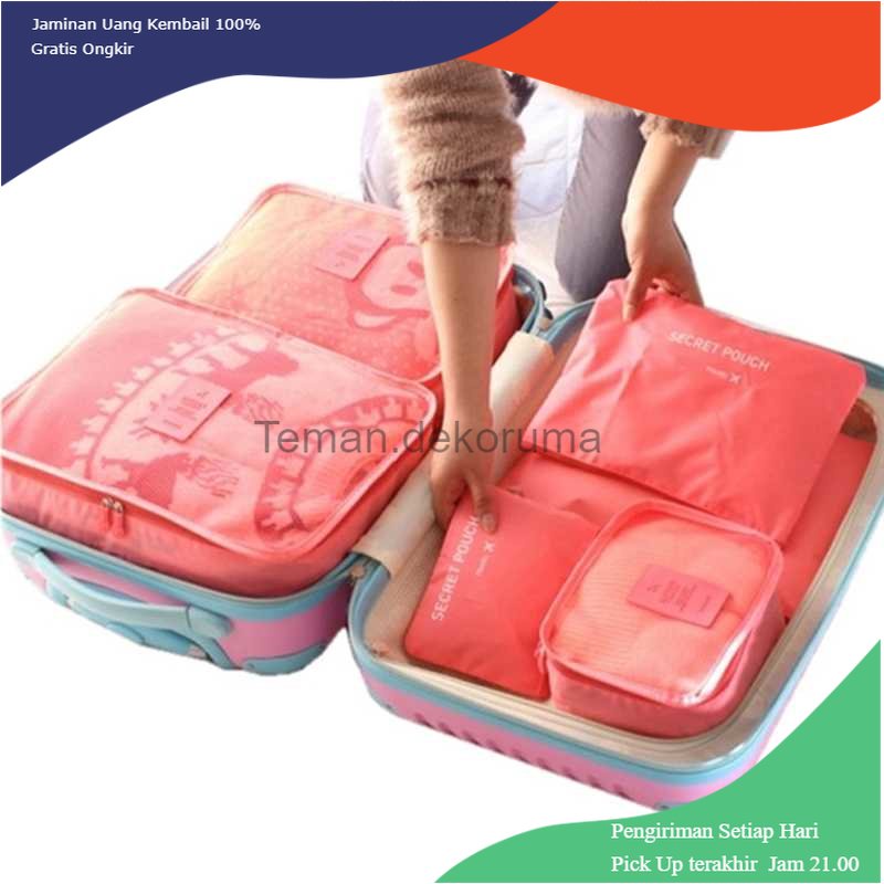 TD - TRV Tas Travel Bag in Bag Organizer 6 in 1